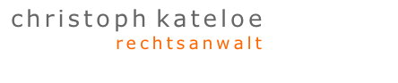 christoph kateloe rechtsanwalt